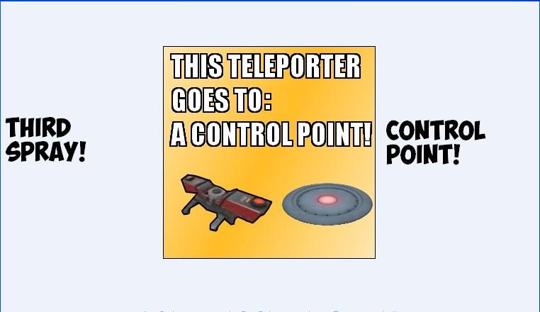 This Teleporter Goes To Pack Team Fortress Sprays