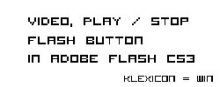 Play And Stop Button In Flash Cs3