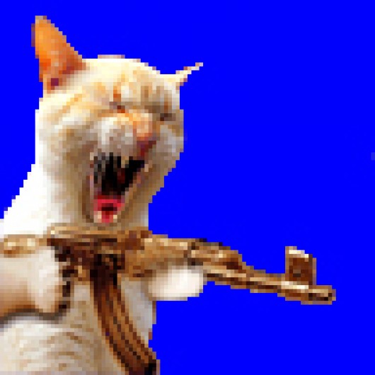 Cat with Ak47 [Counter-Strike 1.6] [Sprays]