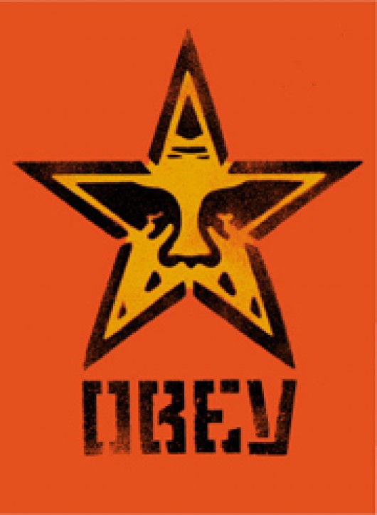 Обитая звезда. Obey звезда. Шепард Фейри стрит арт. Obey Star. Правые трафареты пропаганда.