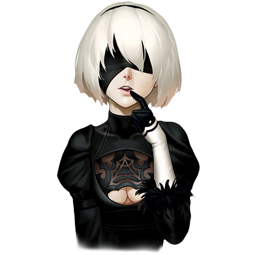 draw how anime profile to face Automata 2B GameBanana Sprays Nier