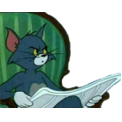 Newspaper Tom And Jerry Meme Template