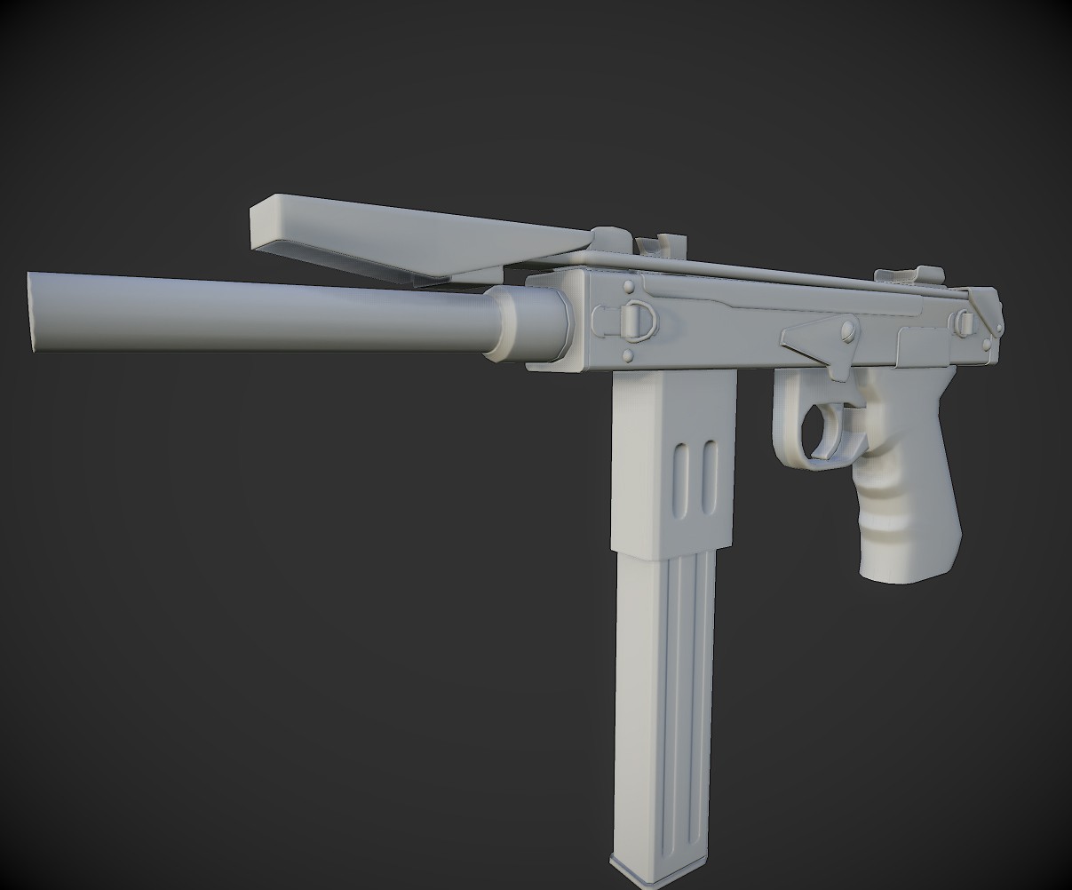 3d model gun. Автомат Борз. СМГ модельное. SMG 3d. Homemade SMG Borz.