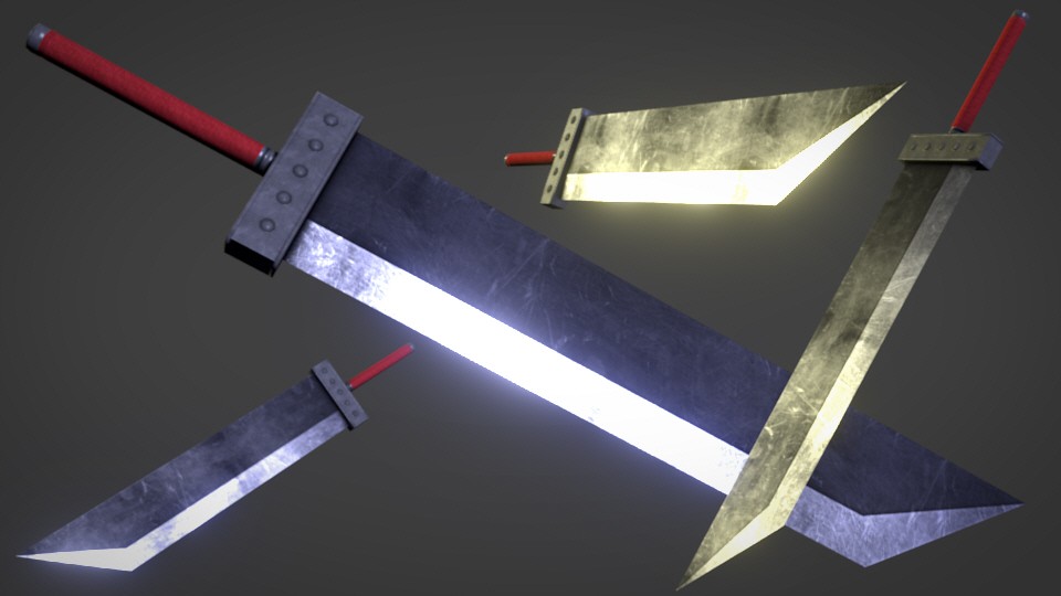 Buster Sword Dimensions. 