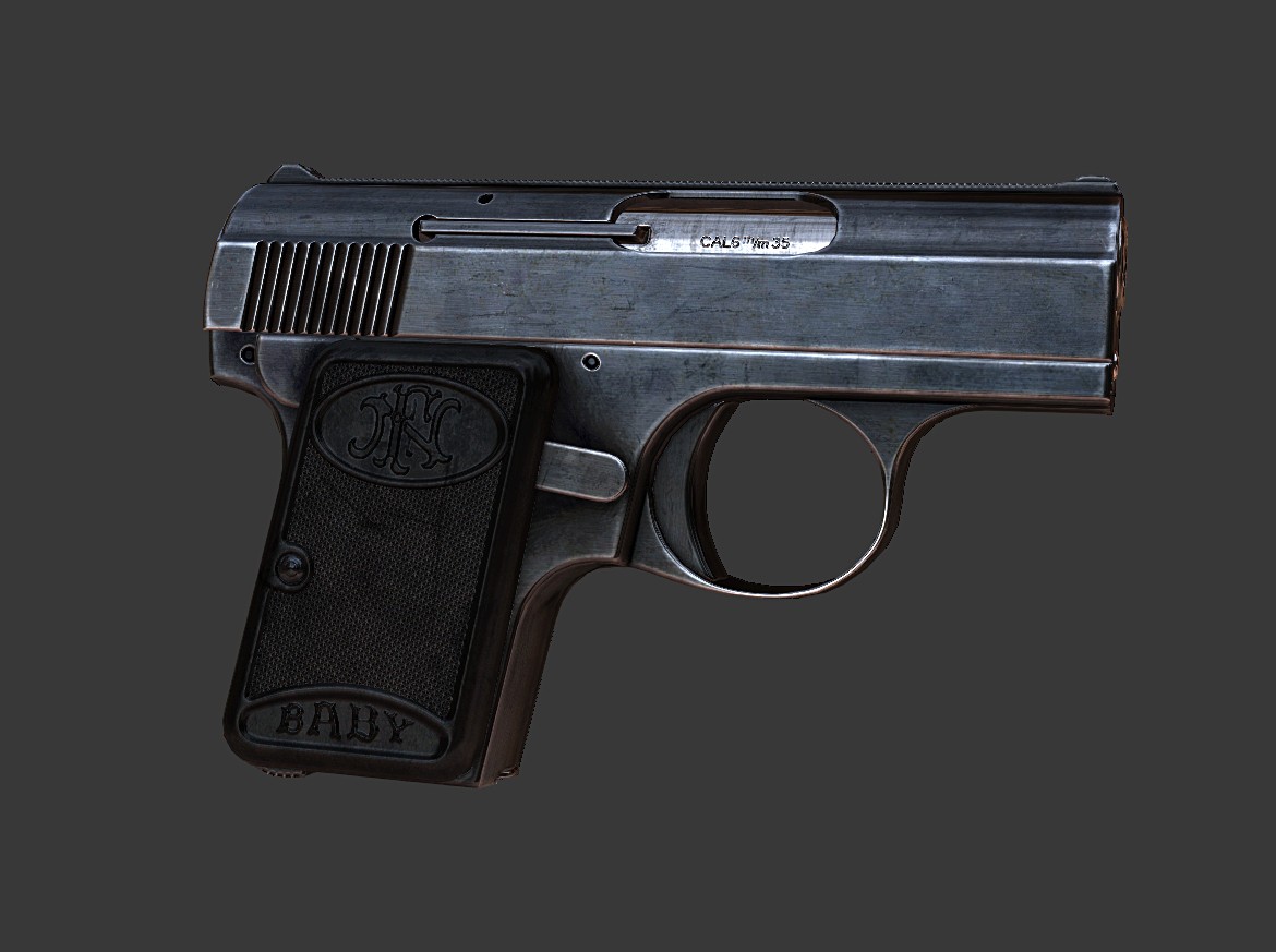 FN Baby Browning [3D Models]