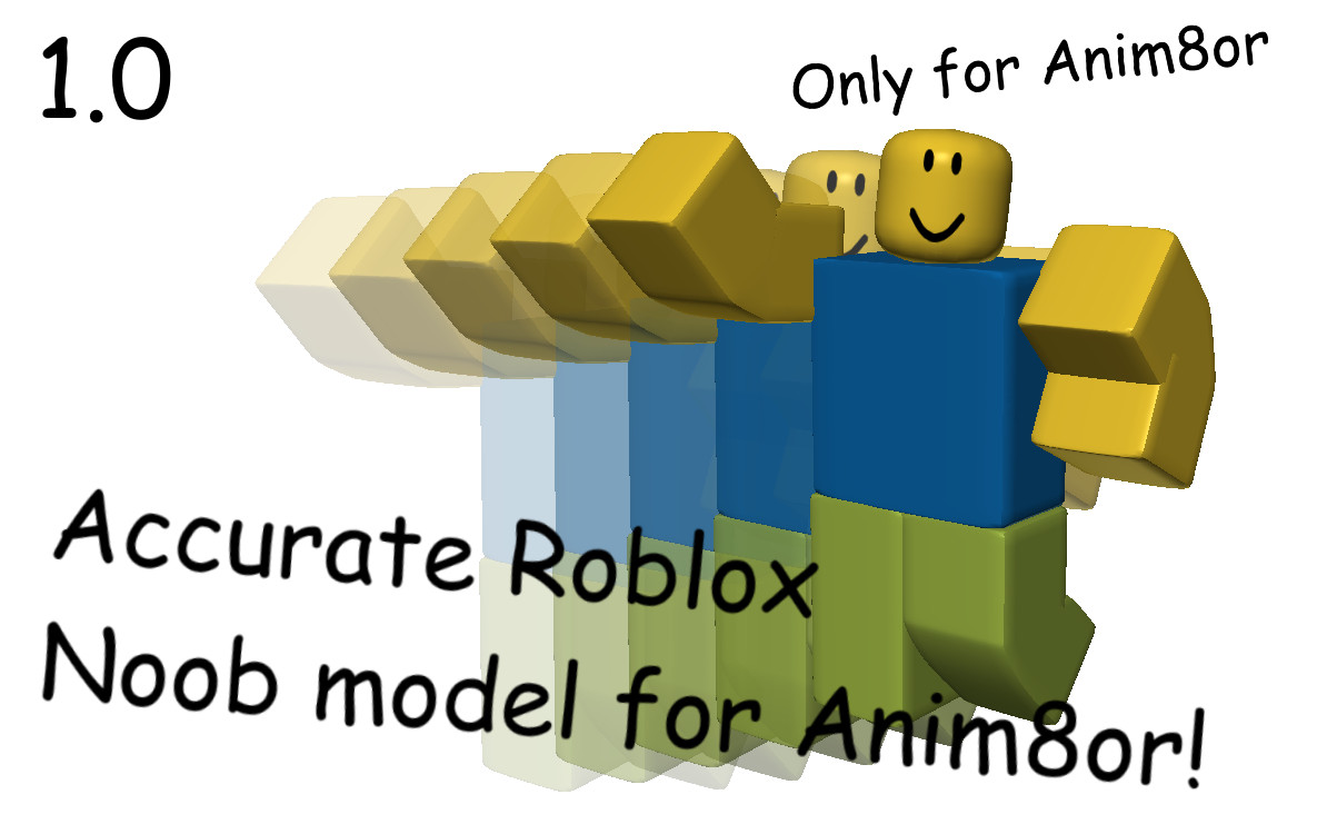 Accurate Roblox Noob Model For Anim8or 3d Models - great roblox noob coloring pages featured how to make roblox