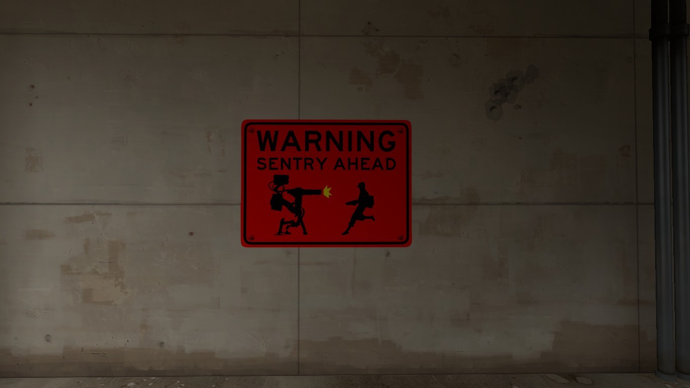 Sentry Ahead (Team Fortress 2 > Sprays > Game Characters & Related ...