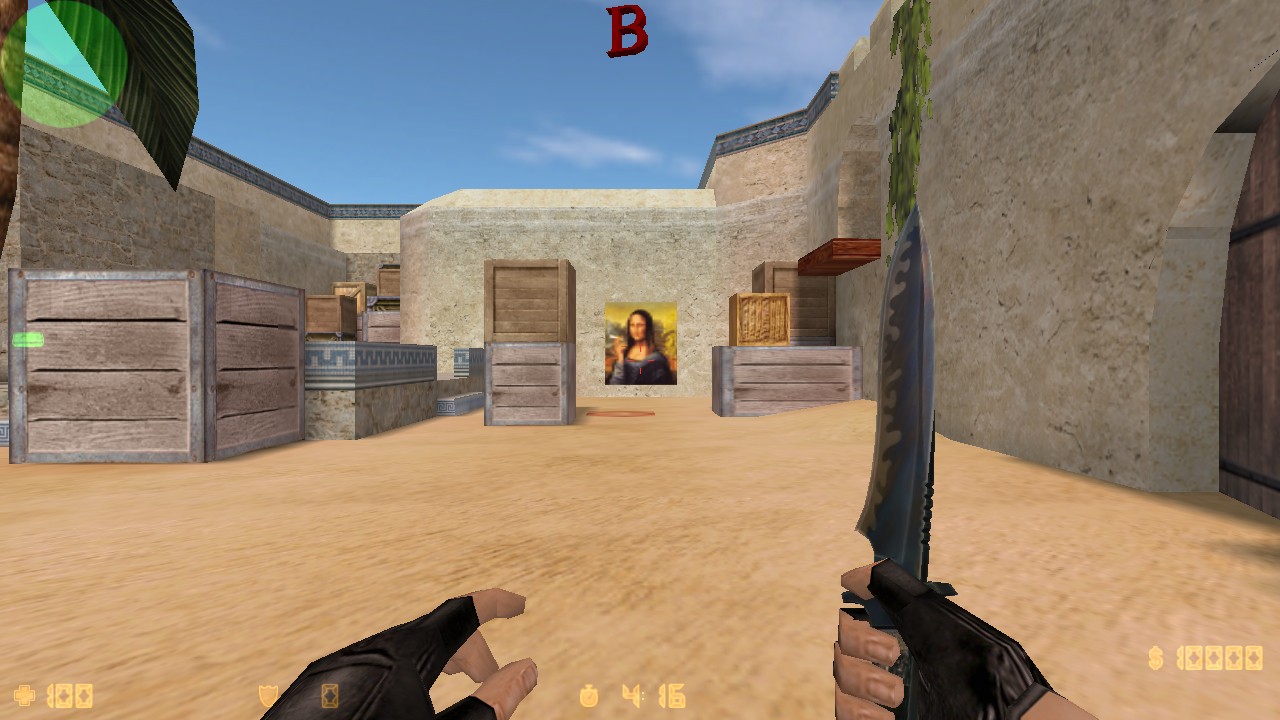 Mona Lisa Ganja Farmer RLE (Counter-Strike 1.6 > Sprays > Funny ...