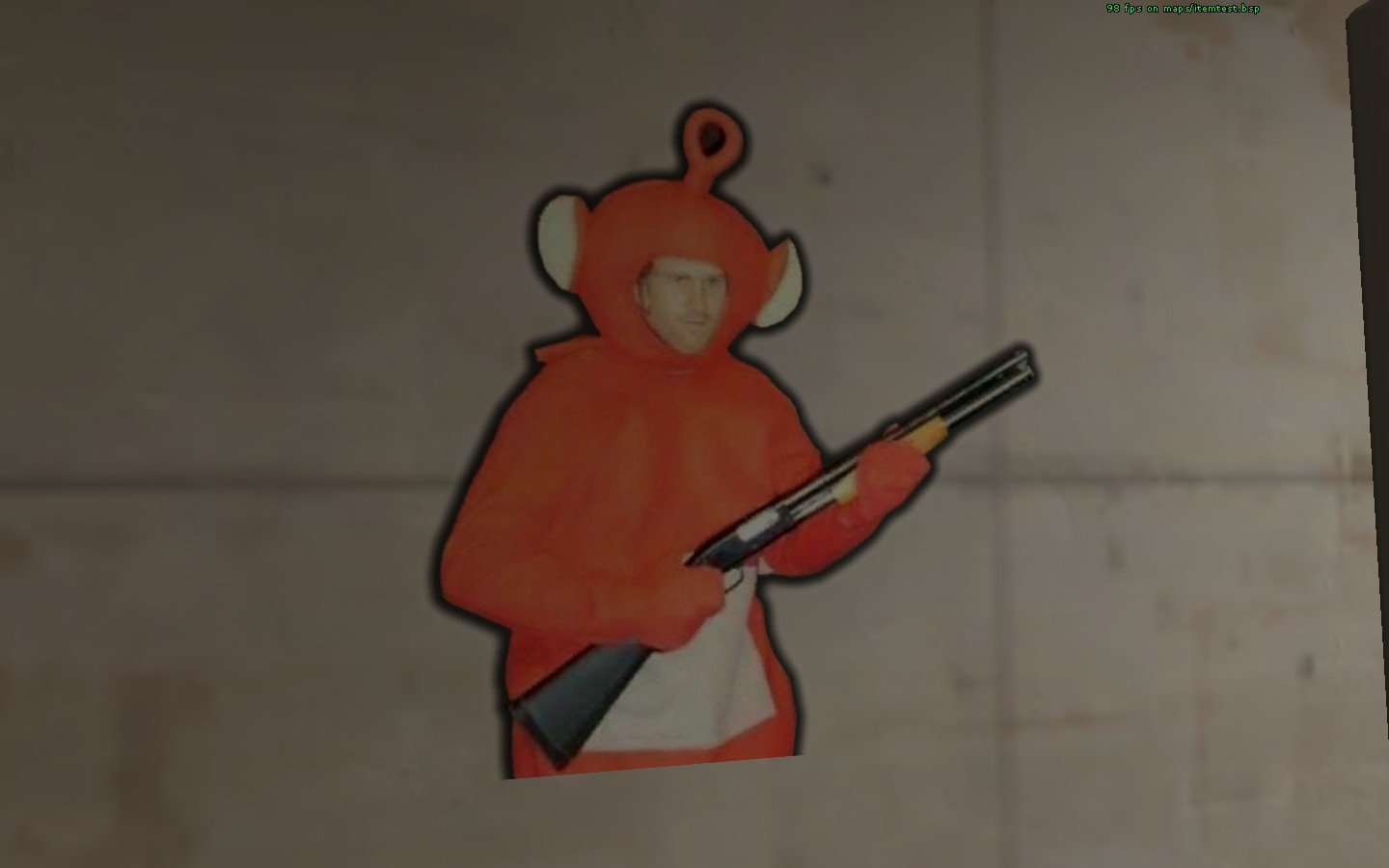 Teletubby Todd Howard w/Shotgun | Team Fortress 2 Sprays