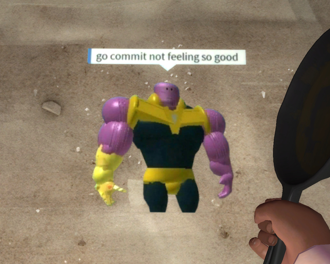 Message By Thanos From Roblox Team Fortress 2 Sprays - t pose thanos roblox thanos meme on meme