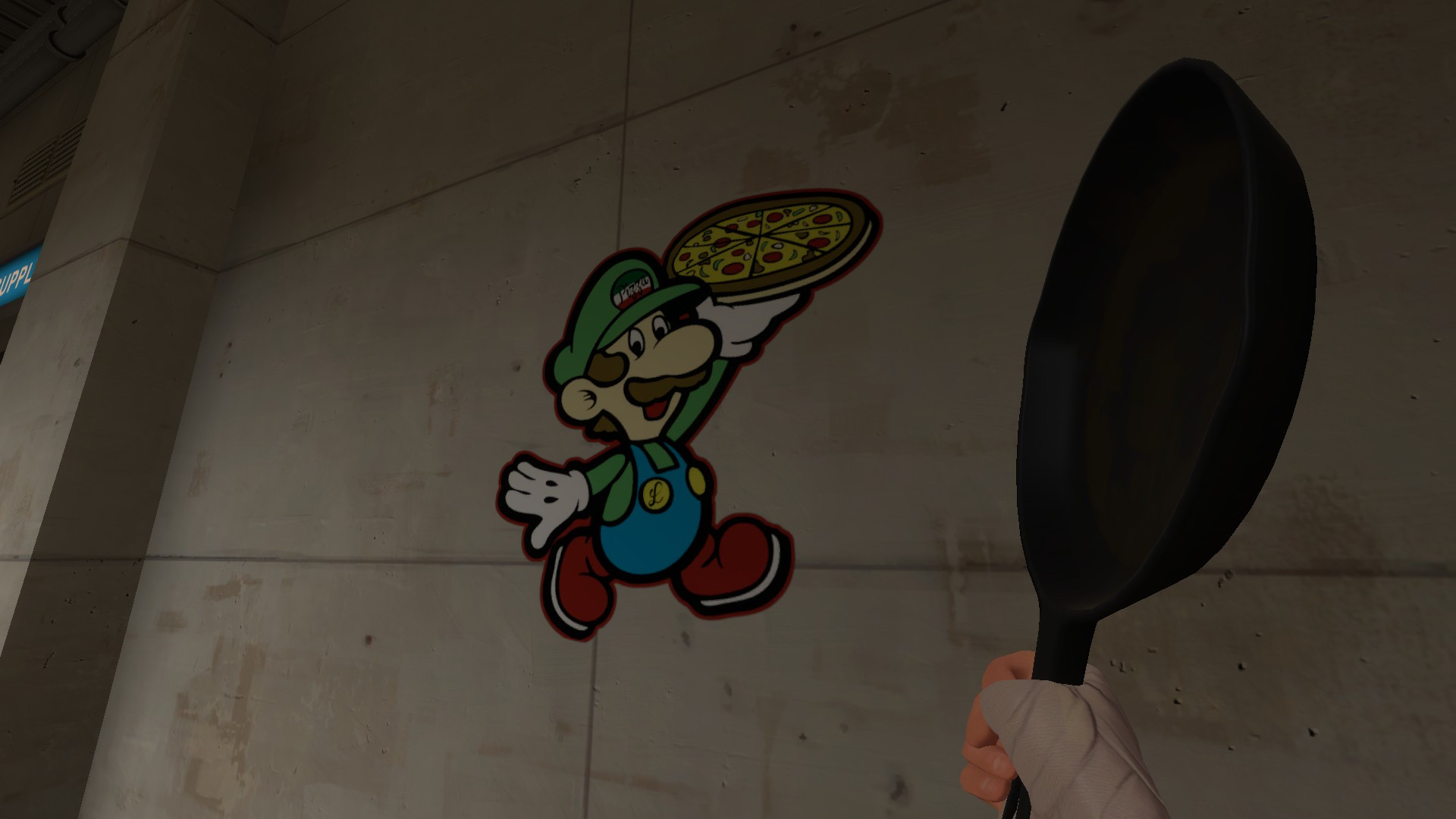 Luigi Pizza Team Fortress Sprays