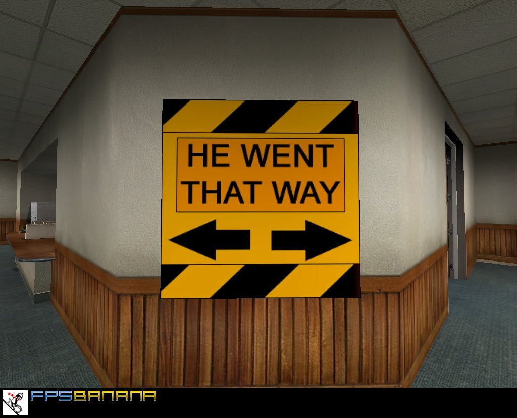 He Went That Way! (Counter-Strike: Source > Sprays > Decoys ...