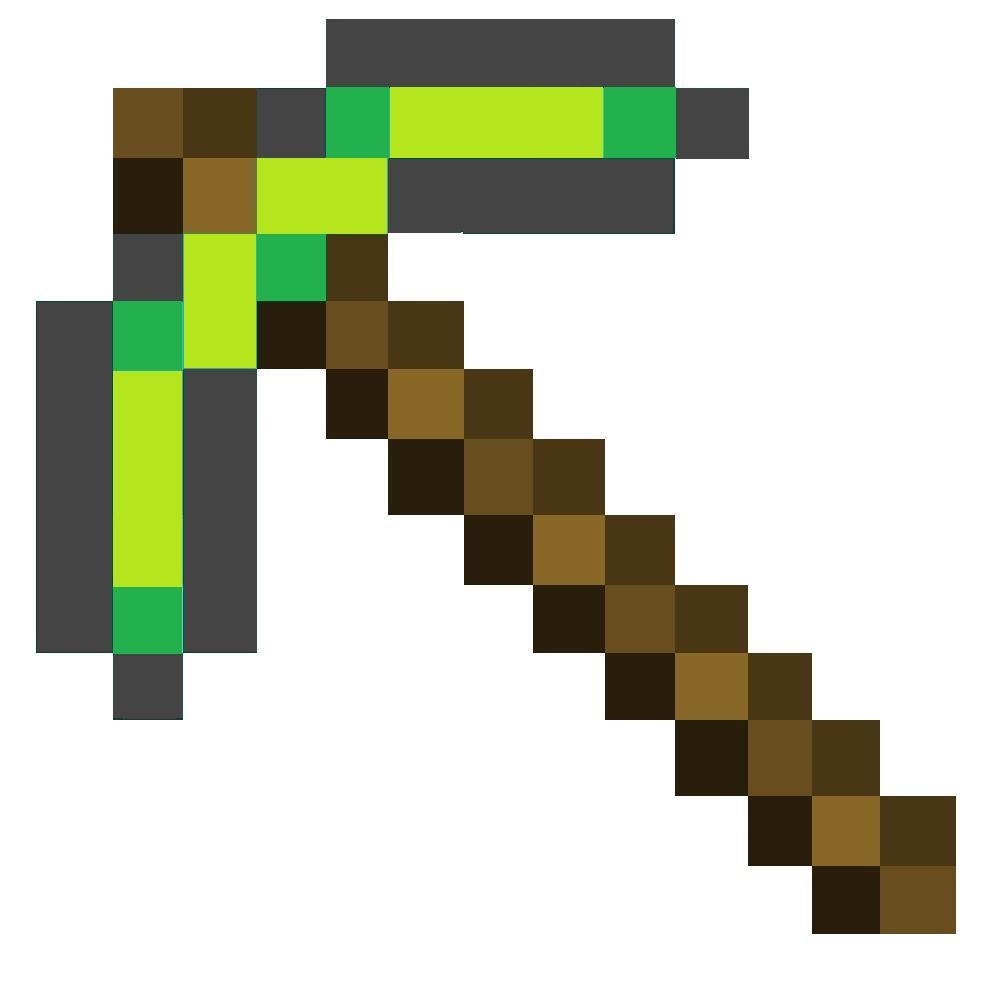 Emerald Pickaxe (Minecraft > Tools > Other/Misc) - GAMEBANANA