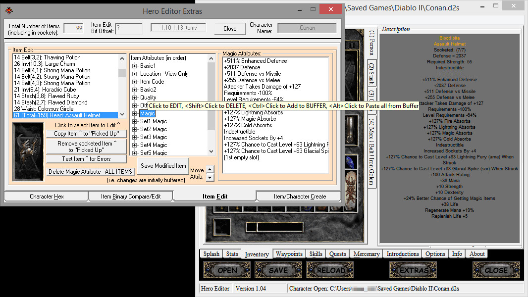 diablo 2 hero editor for mac