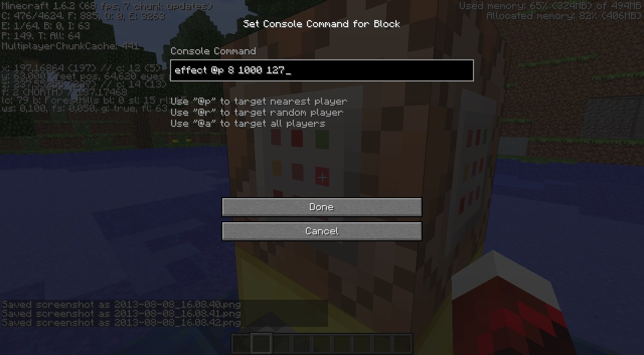 Command block (Minecraft > Tutorials > Other/Misc 