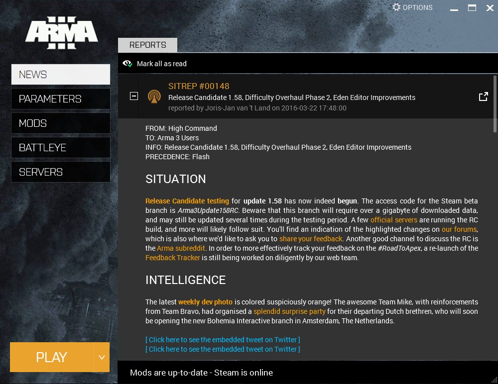 arma 3 launcher