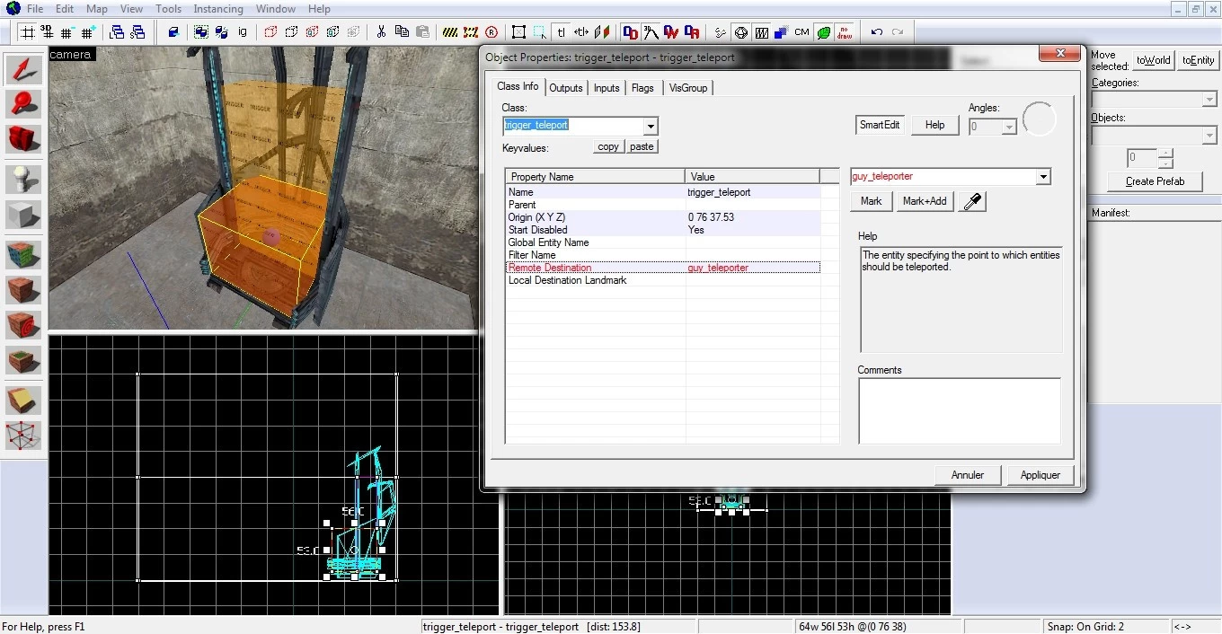 Creating A Teleporter Using An Animated Model Source Engine - 