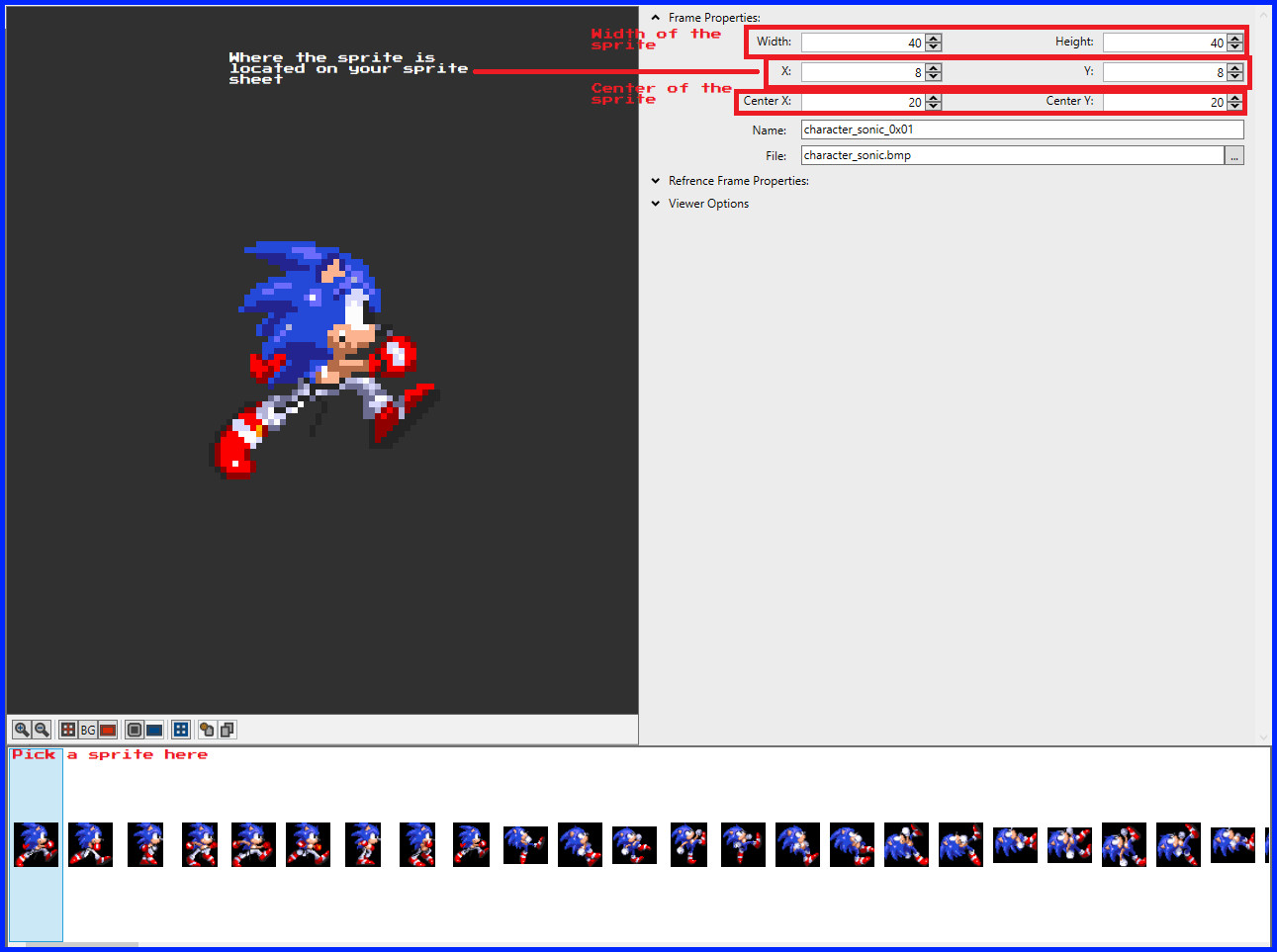 Custom Sonic Sprite Animation!