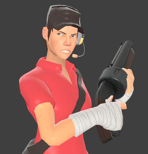 AyesDyef's Female Scout (Team Fortress 2 > Skins > Scout) - GAMEBANANA