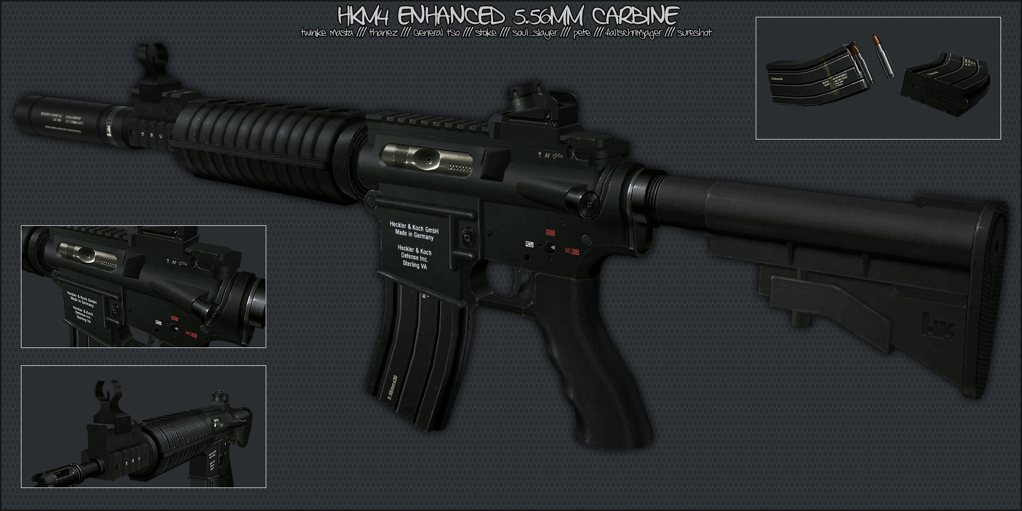 HK M4 Carbine [Counter-Strike 1.6] [Works In Progress] - 