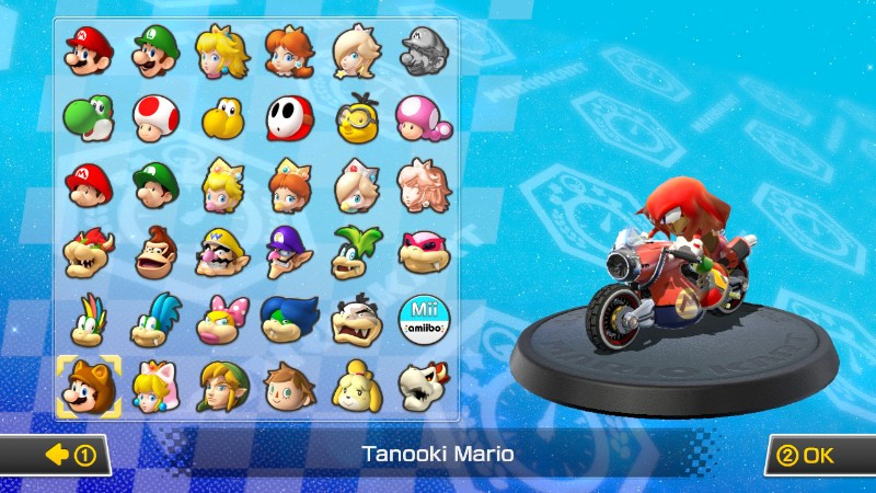 mario kart wii custom characters rigging