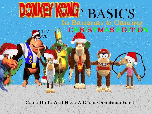 Donkey Kong S Basics Christmas Edition Baldi S Basics Works In