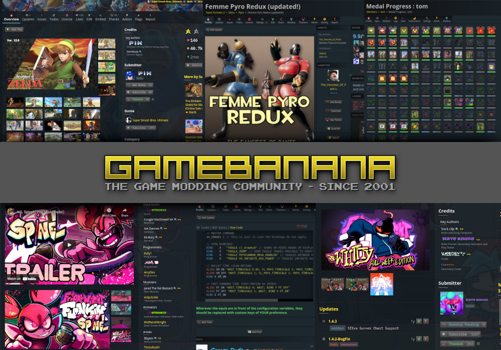 Gamebanana The Game Modding Community Since 2001 - 